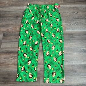 Elf Movie Buddy the Elf Nutcracker Men’s Pajama Pants – Green Size Large